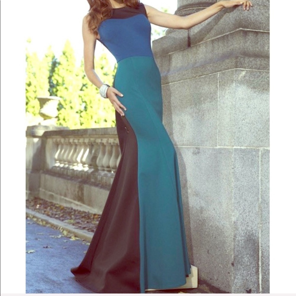 Jovani Evening Gown Color Block